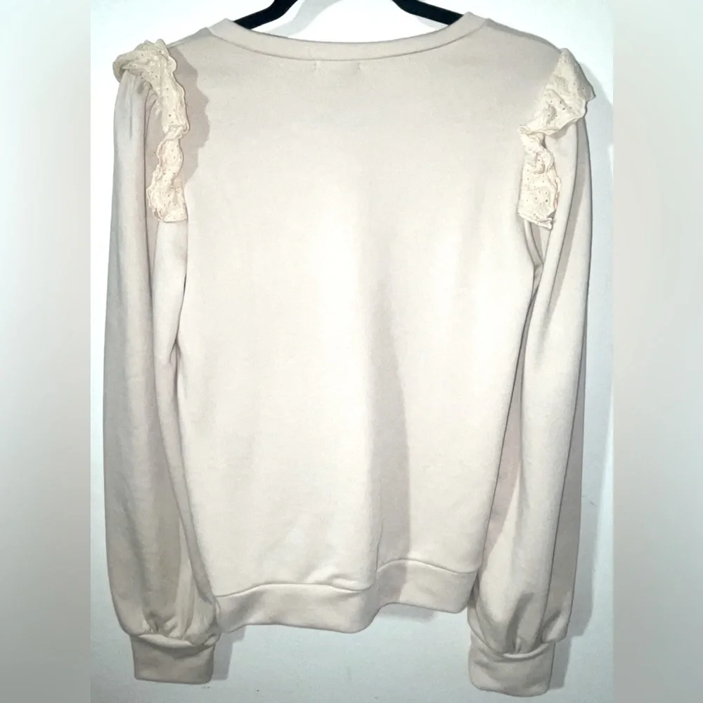 Ontwelfth Ruffle Sleeve Pullover - Picture 3 of 4